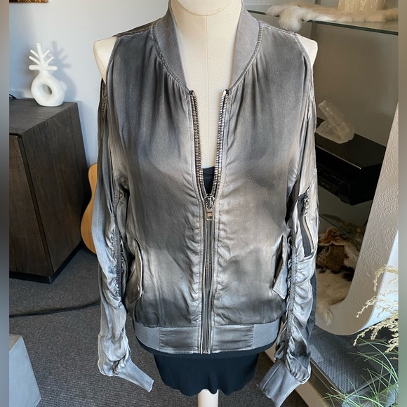 New RtA Bomber Jacket alexander wang rick owens enza costa avant toi ALO FWRD - Picture 12 of 12